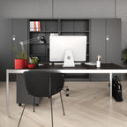 Aktenschrank mit Zahlenschloss C003 Metallschrank Stahlschrank Pulverbeschichtung 185 cm x 90 cm x 40 cm (Anthrazit)