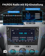 ESSGOO 4+64G Drahtloses Autoradio und Android Auto CarPlay Für Vauxhall Opel Corsa C/D Zafira B Astra G/H Meriva Signum Combo mit 7 Zoll Touchscreen Bluetooth FM RDS GPS WiFi Silber