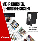 Canon Tinte - PG-560XL Original Drucker Tintenpatrone Schwarz mit hoher Reichweite - Druckt bis zu 400 A4-Seiten (1 x druckerpatrone)