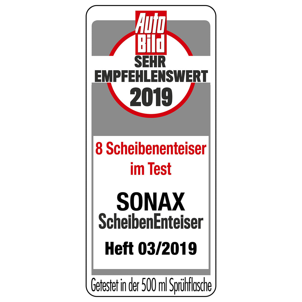 SONAX ScheibenEnteiser (750 ml) sekundenschnelles enteisen von Scheiben ohne kratzen und eine rundum klare Sicht im Winter | Art-Nr. 03314410