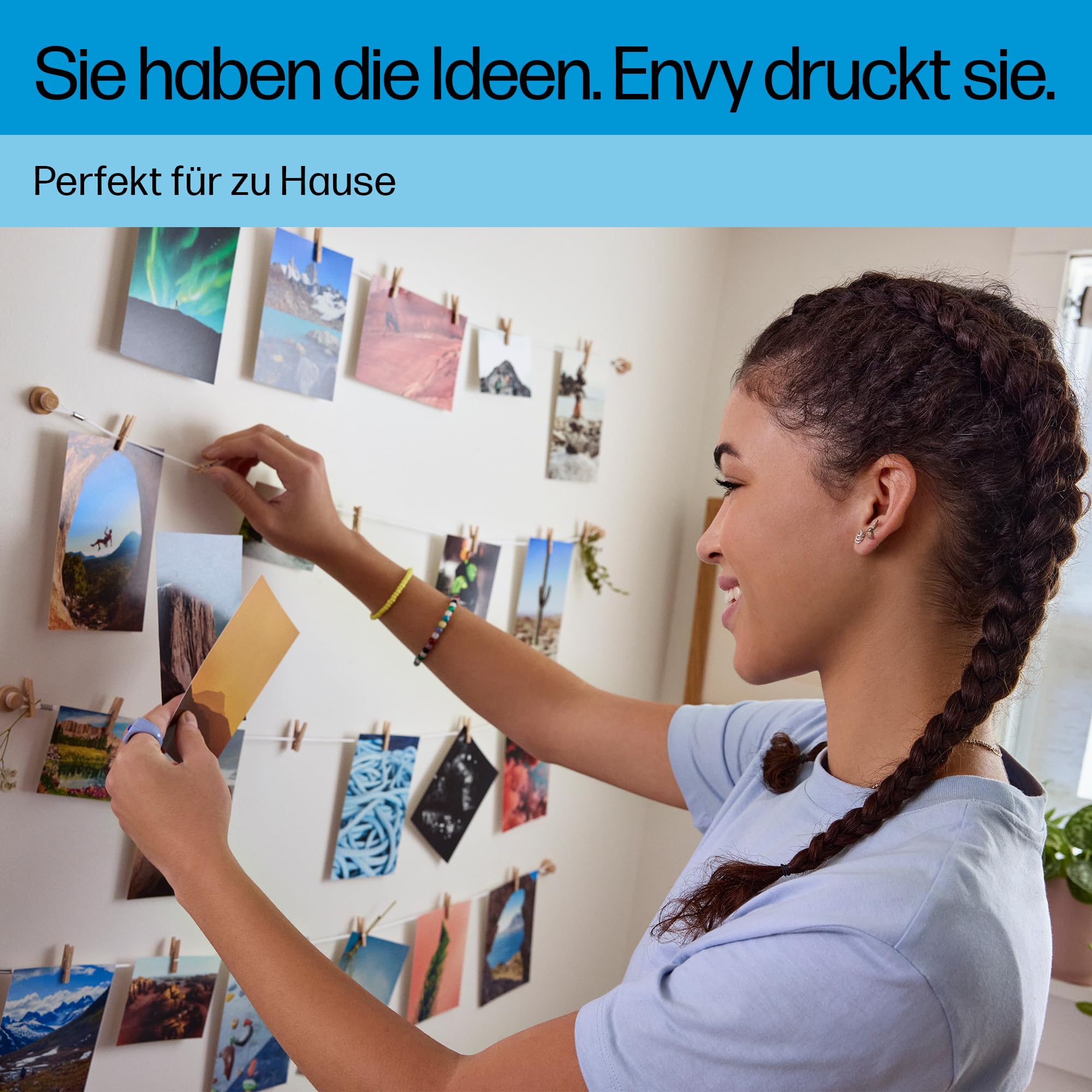 HP Envy 6120e, Multifunktionsdrucker, 6 Monate gratis drucken Instant Ink inklusive, Drucken, Kopieren, Scannen, Mobiler Faxversand, Wi-Fi, Beidseitiger Druck
