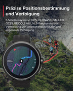 SUUNTO Race Sportuhr - Outdoor Smartwatch, 1,43" Helles AMOLED Display mit Saphirglas, Bequeme Uhrenkrone & Tasten Bedienung, Präzise Zweifrequenz GPS, Lange Akkulaufzeit, 100m Wasserdicht