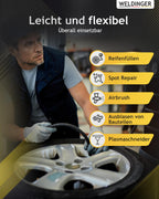 WELDINGER Flüster Kompressor FK 135 pocket ölfrei 1100 W Luftabgabe 135 l Tankvolumen 6 l Druckregler 5 Jahre Garantie