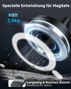 YOSH für MagSafe Autohalterung, Handyhalterung Auto mit N52 Magnet, Ultra-Stabiler Lüftung KFZ Handyhalterung, Magnetische Handyhalter fürs Auto, für iPhone 17/16/15/14/13/12 Serie, ohne Metallplatte