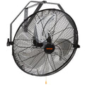 VEVOR Wandventilator, 57 cm, wasserdichter oszillierender Wandventilator, 3 Geschwindigkeiten, 4150 CFM, gewerblicher Wohnventilator zur Kühlung von Lager, Gewächshaus, Werkstatt, Terrasse, Schwarz