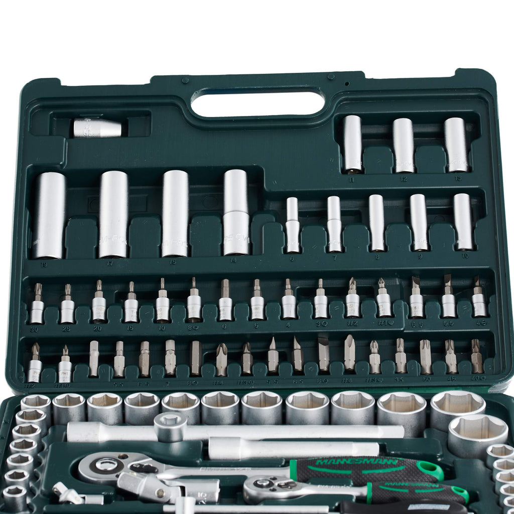 Mannesmann Allround M98410 Steckschlüsselsatz 94 tlg., 37,5 x 29 x 7 cm