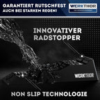 WERKTHOR Auffahrkeile für Wohnmobil - [2er Set] Hochbelastbare Auffahrkeile für maximalen Halt [<5t] - Auffahrkeile für Wohnwagen Wohnmobil & Anhänger - Keile für jeden Untergrund