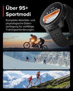 SUUNTO Vertical Abenteuer Uhr - GPS Smartwatch, Zweifrequenz GPS Navigation, Kostenlose Offline-Karten, mit Solarladung Akkulaufzeit bis zu 65 Tagen, Militärgeprüftes Gehäuse, 100m Wasserdichtigkeit