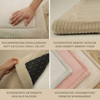 Hakuna Matte Wolkenweiche Spielmatte Baby 200x150x2,5cm, beige – Teppich für Kinderzimmer mit hochwertigem Memory-Schaum – Krabbelmatte Baby mit Rutschfester Unterseite – Krabbeldecke, Tatami Matte