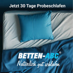 Betten-ABC - Junior Duo - Wendematratze für Babys & Kleinkinder - 70x140 cm - mit Rundum-Trittkante & 2 Seiten - Oeko-TEX-Zertifiziert - Abnehmbarer & waschbarer Aloe Vera-Bezug - Lieferung per Paket