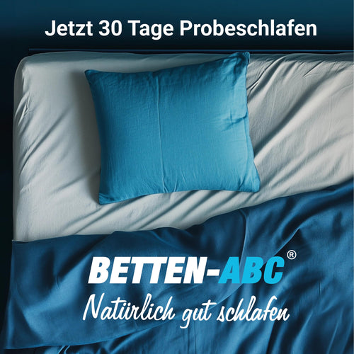 Betten-ABC - Junior Duo - Wendematratze für Babys & Kleinkinder - 70x140 cm - mit Rundum-Trittkante & 2 Seiten - Oeko-TEX-Zertifiziert - Abnehmbarer & waschbarer Aloe Vera-Bezug - Lieferung per Paket