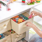 Yorbay Kindertisch mit 2 Stühle, Kinderaktivitätstisch mit Stauraum, 3tlg Kindersitzgruppe, Sitzgruppe für Kinder, Maltisch für Kinderzimmer, Spielzimmer, Vorschüler, Kindermöbel (Weiß)