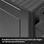 Original Einhell Werkstattwagen leer (6 Schubladen, Interlock-System, kugelgelagerte Führungsschienen, belastbar bis 135 kg, mobil mit Feststellrollen)