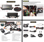 10.25" Android 14 8-Kern 4GB RAM+64GB ROM Autoradio GPS Navi für BMW X1 E84 (2009-2015) CIC Unterstützt Kabellos CarPlay IPS Touch Screen iDrive OEM Radio Bluetooth DAB+ Android Auto WiFi TPMS Can-Bus