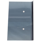 Marshalltown Kantenkelle aus Blaustahl mit Durasoftgriff, sorgt für Abrundung am Beton, Radius: 10 mm, Lippe 13 mm, Grösse der Kelle: 152x102 mm