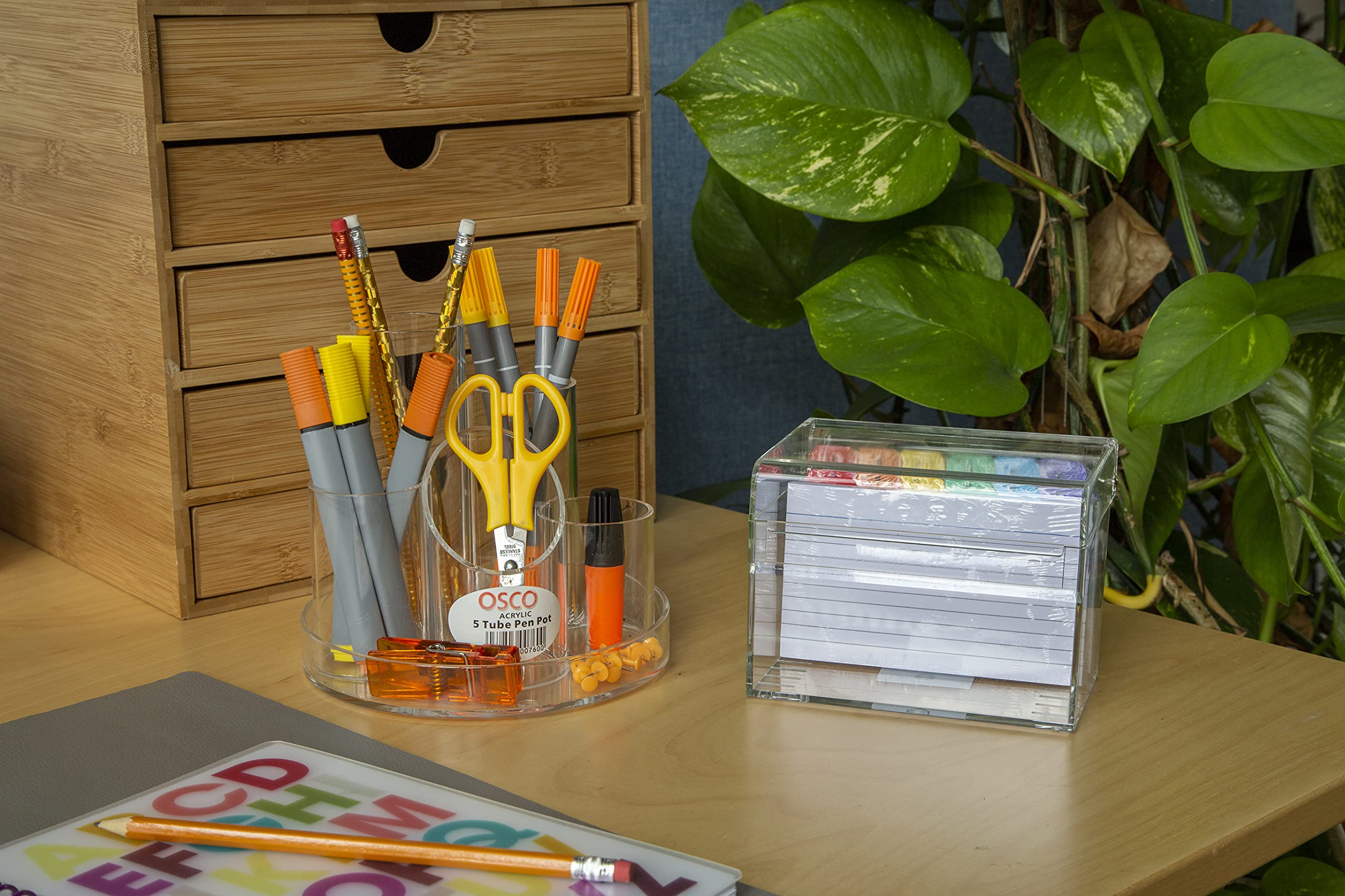 OSCO Clear Acrylic Index Box - Large