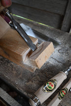 "KIRSCHEN" Werkzeuge 1001030 | hochwertige Stechbeitel mit Weißbuchenheft, handgeschmiedet in Deutschland - 30mm