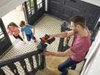 BLACK+DECKER Akku-Dreieckschleifer Mouse (18V, 1.5 Ah, inkl. 400mA Ladegerät, Fingerschleifer-Aufsatz, 3x Schleifgitter, 2x Fingerschleifgitter, Staubfangbehälter, in Werkzeugtasche) BDCDS18-QW