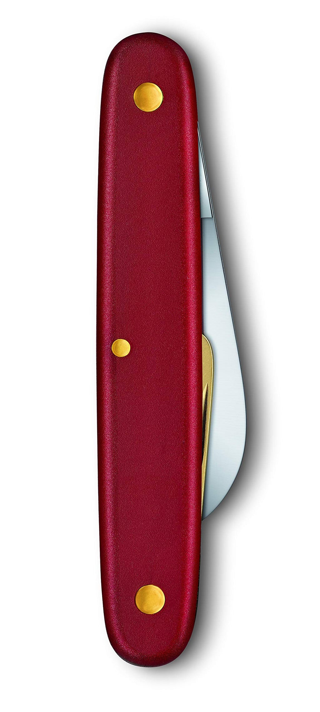 Victorinox Okulier- und Hakenmesser 3, Garten, Schweizer Taschenmesser, Gärtner und Floristen, Klinge, gebogen, Klinge, spitz, rot