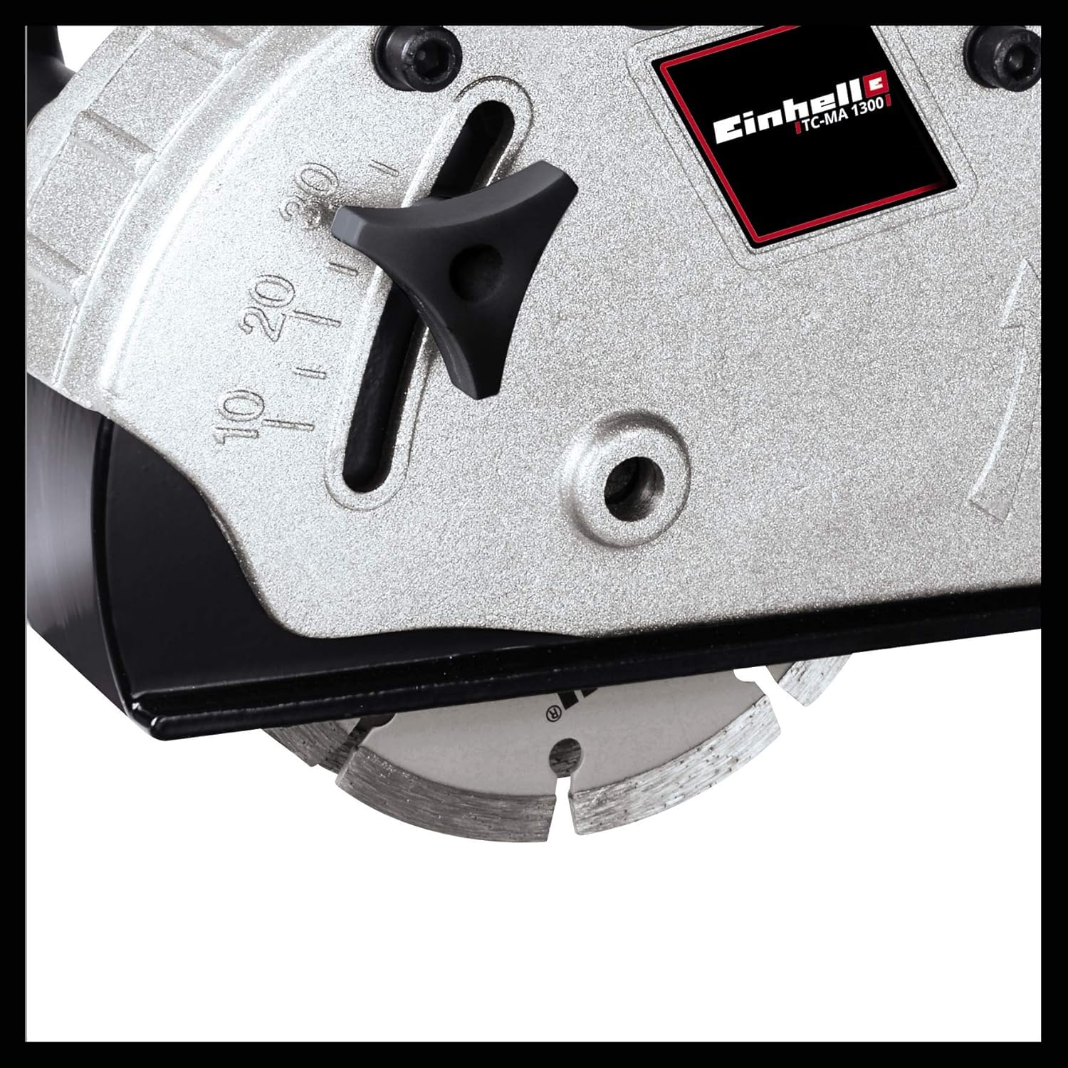 Einhell Mauernutfräse TC-MA 1300 (Leerlaufdrehzahl 9.000 Min-1, Max. Nutbreite 26 mm, 30 mm, Spindelarretierung, Inkl. 2x Trennscheibe Ø 125 mm), 1320 W