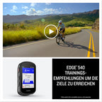 Garmin Edge 540 - EU Central + West, GPS-Fahrradcomputer mit Tastenbedienung, 2,6 Zoll Farbdisplay, Europakarten, umfassenden Leistungsdaten, bis zu 26 Std Akkulaufzeit