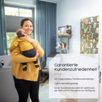 Könighaus Bild Infrarotheizung – Strahlende Wohlfühlmomente – TÜV SÜD - 5 Jahre Garantie - 1200 Watt - Infrarot Wandheizung (Motiv: Feuer)