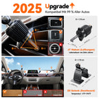 Beser 15W für Magsafe Autohalterung mit Ladefunktion, 1,89 kg-Starke Magnetkraft, Qi Kabelloses Handyhalterung, Lüftung/Armaturenbr, für iPhone 17 16 15 14 13 12 Serien, Mini, Aluminium, Schwarz