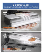 Tineco Floor ONE S7 Steam Schnurloser Dampfreiniger, Dampfmop für Verschmutzungen auf Hartböden mit Digitalanzeige, Selbstreinigung, Kantenreinigung, Vorwärtsantrieb, sicher für Kinder und Haustiere