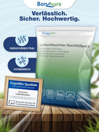 BonAura® Luftentfeuchter Nachfüllpack 6x 680g - Sparset Luftentfeuchter Granulat - 6er Set Entfeuchter Granulat - Schimmel- und Geruchsschutz