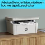 HP LaserJet MFP M140w Multifunktions-Laserdrucker, Monolaser, Drucker, Scanner, Kopierer, Duplex-Druck, DIN A4, WLAN, Airprint, Schwarz-weiß-Drucker