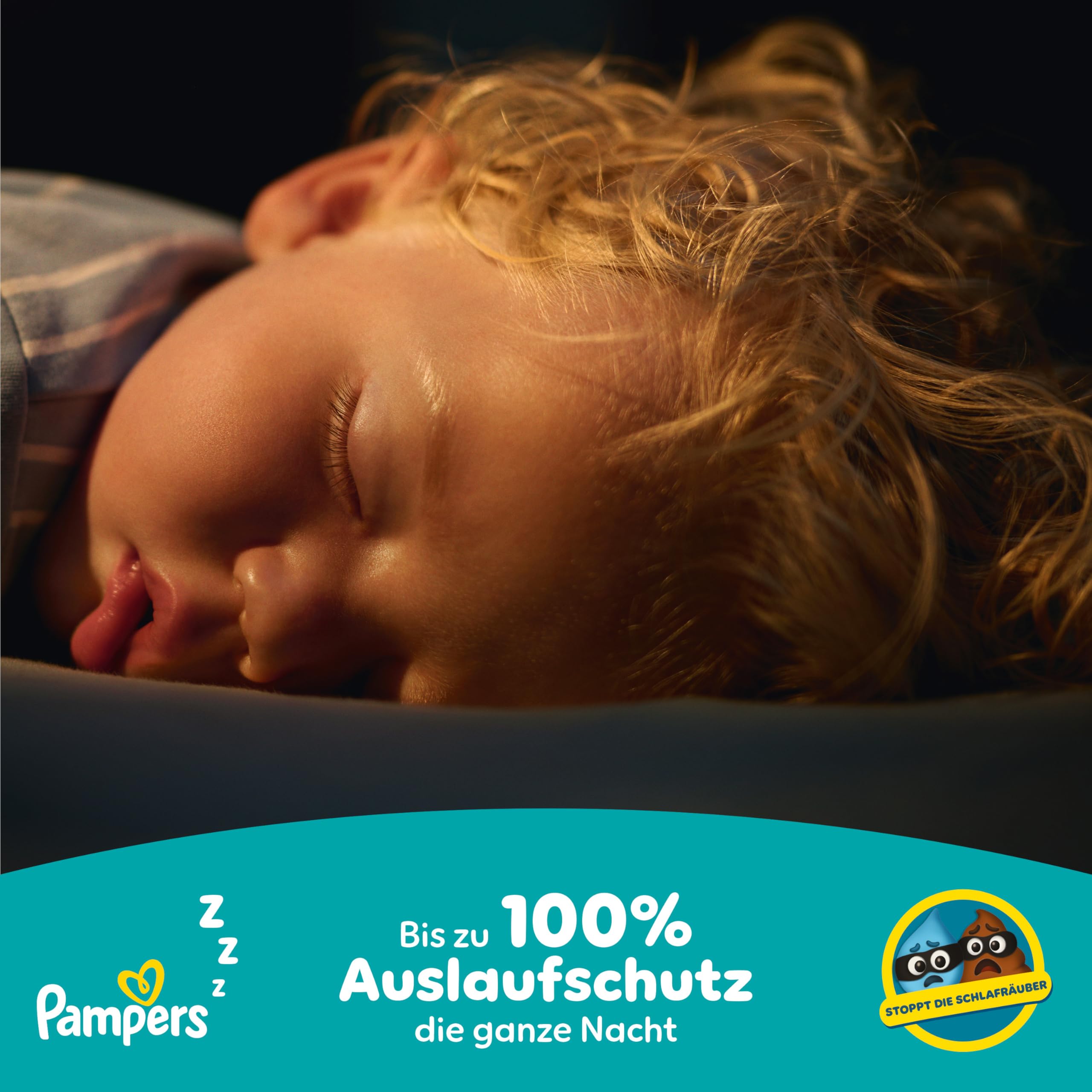 Pampers Baby-Dry Größe 5, 174 Windeln, 11kg-16kg, Bis zu 100% Auslaufschutz & Komfort die ganze Nacht