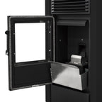 STUFE A PELLET ITALIA California 8 KW | Pelletöfen Effizienz 91% Heizt 70m² Autonomie 20 Std. Programmierbar 5 Geschwindigkeiten und Leistungsstufen Kompaktes Design 24 Monate Garantie Schwarz