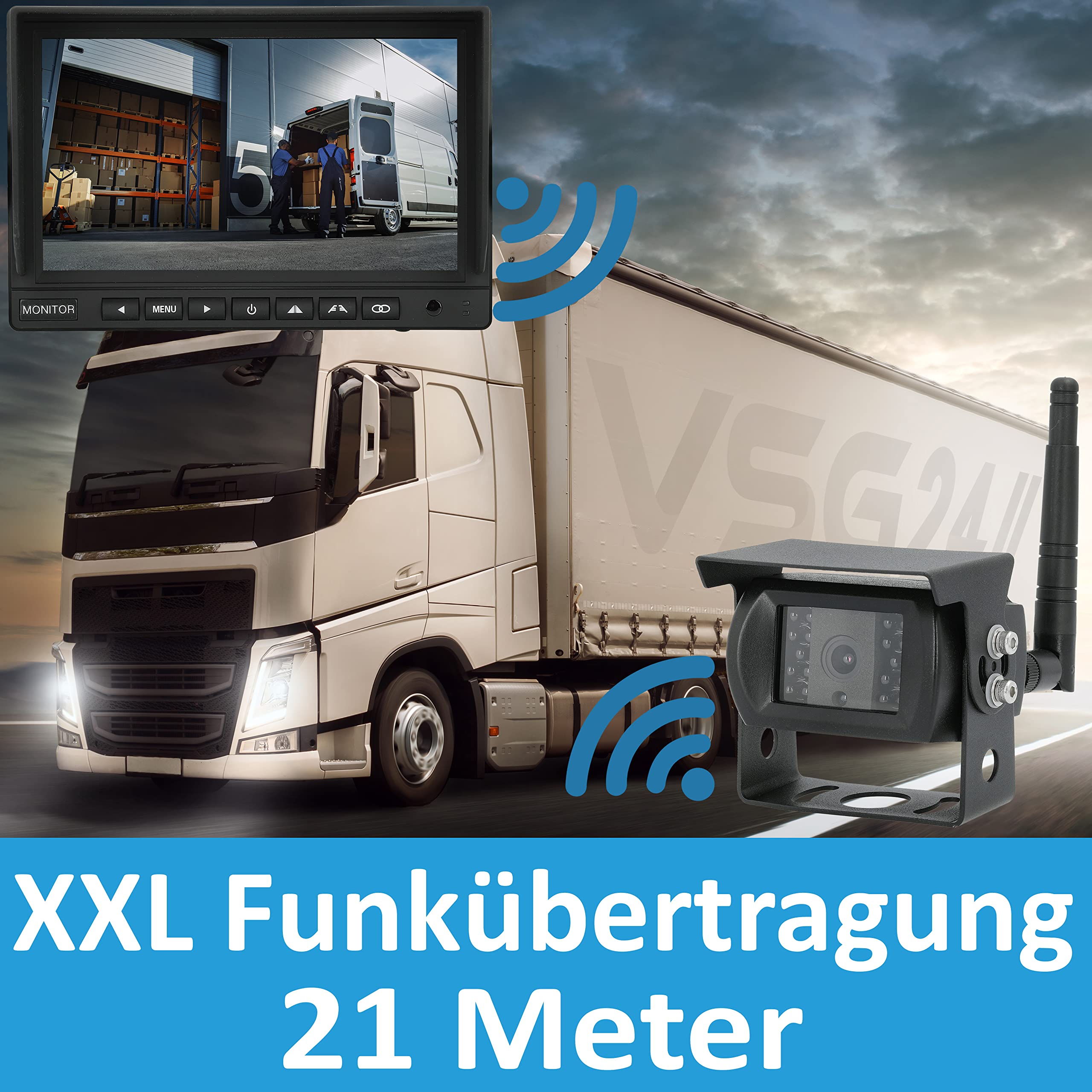VSG24 23564 - Erweiterungs-Funk Rückfahrkamera Evolution HD
