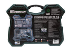 Brüder Mannesmann Werkzeug Mannesmann M98430 Steckschlüsselsatz 0,6 cm (0,25 Zoll) + 0,95 cm (3/8 Zoll) + 1,27 cm / (1/2 Zoll) Antrieb, 215-tlg, Einzelpackung