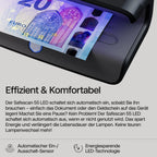 Safescan 55 LED Geldscheinprüfgerät mit ultrastarkem UV-Licht - Falschgeldprüfgerät für Banknoten, Kreditkarten & Ausweise - Geldprüfer mit 3 leistungsstarken LED-Lichtern - Geldprüfmaschine