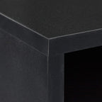Relaxdays Druckerständer Schreibtisch, 3 Fächer, Regal für Drucker, Druckerhalter, H x B x T: 22,5 x 47 x 40 cm, schwarz