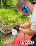 KS Tools Soda Strahlmittel 5 kg 515.1923 I < 0,5 mm Siebfraktion I Umweltfreundliches Reinigungsmittel mit Natron zum Reinigen und Entfernen von Farben oder Lacken