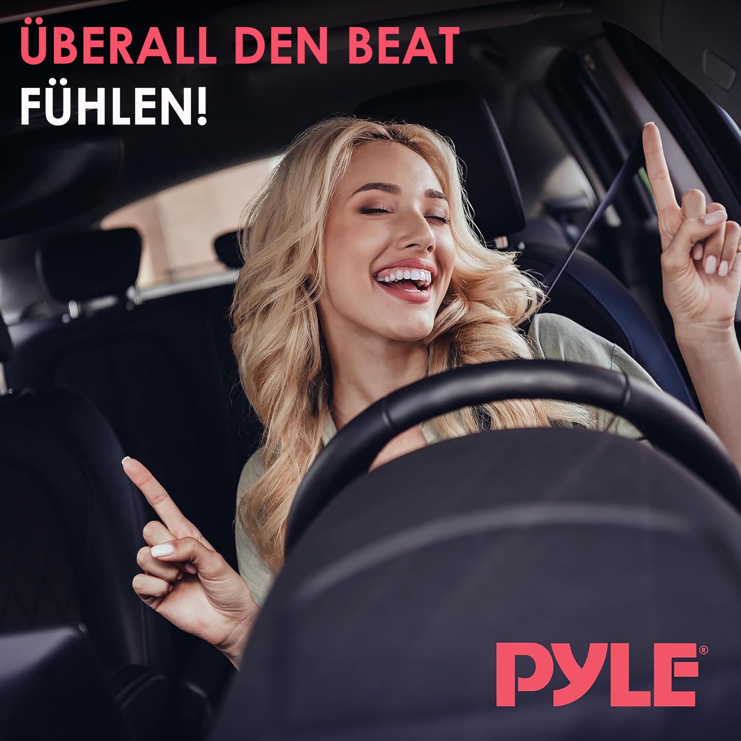 Pyle Autolautsprecher 8,8cm (3,5") – 2-Wege Koaxial Lautsprecher System 120W, 4 Ohm Impedanz, 1" Neodym Hochtöner, 4cm (1,6") Einbautiefe, KSV Spule, Poly Injection Membran – Einbaulautsprecher Auto