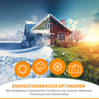 4 Stück IOIO Elektronisches Heizungsthermostat HT 2000/23 | Heizkosten sparen bis 30% | Einfache Installation | Individuell programmierbar | Heizkörperthermostat | Heizkörper Heizungsregler
