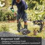 HYCHIKA Schaufel Garten Platz, Schaufeln, Robuster Gartenspaten, Pflanzspaten, Bauschaufel, Hochwertiger Gehärteter Stahl, Ergonomischer Griff, Gartenwerkzeug Für Garten, Unkraut Jäten, Pflanzen