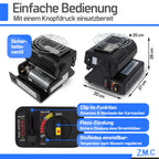 Z.M.C 2-in-1 Tragbare Gasheizung und Gaskocher mit LPG Anschluss, Camping Heizung 1,3 kW, Gasheizer für Outdoor, Camping, mobile Heizstrahler mit Piezozündung, Wärme & Kochen für unterwegs