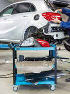 HAZET Servicewagen Assistent 167-3 | Stabile Stahlkonstruktion | Gesamttragkraft: 150 Kg | Vielseitig nutzbar | Auch bei hoher Last mobil und robust