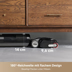 dreame H12 Pro FlexReach Nass- und Trockensauger, Flaches 180°-Design, Trocknung in 5 Minuten, 18.000 Pa Saugkraft, 90 °C Heißwäsche, Doppel-Kantenreinigung, Reinigung in 50 Minuten