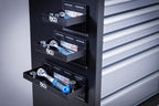 BGS 67150 | Magnet-Ablagen-Satz | 3-tlg. | 150 / 210 / 310 mm | Magnetschalen | Magnetische Ablage | Magnetkorb