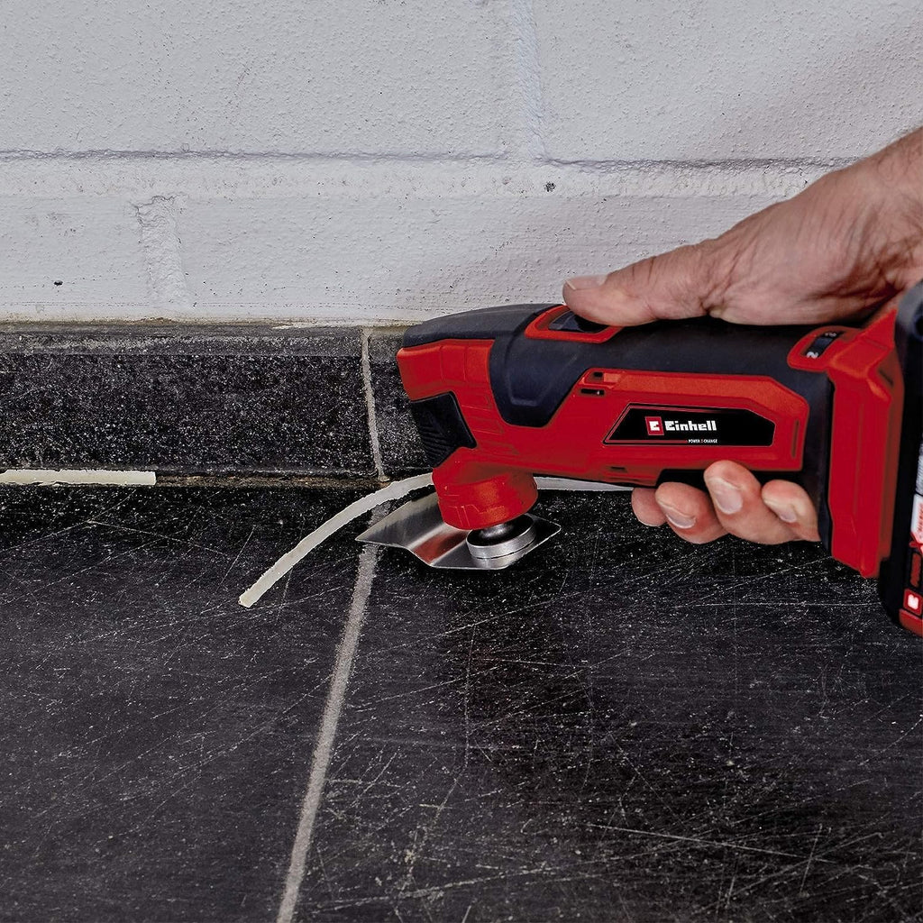 Einhell Akku-Multifunktionswerkzeug TC-MG 18 Li-Solo Power X-Change (Li-Ionen, 18 V, magnetische Werkzeugaufnahme, Drehzahl-Elektronik, inkl. Zubehör, ohne Akku und Ladegerät)