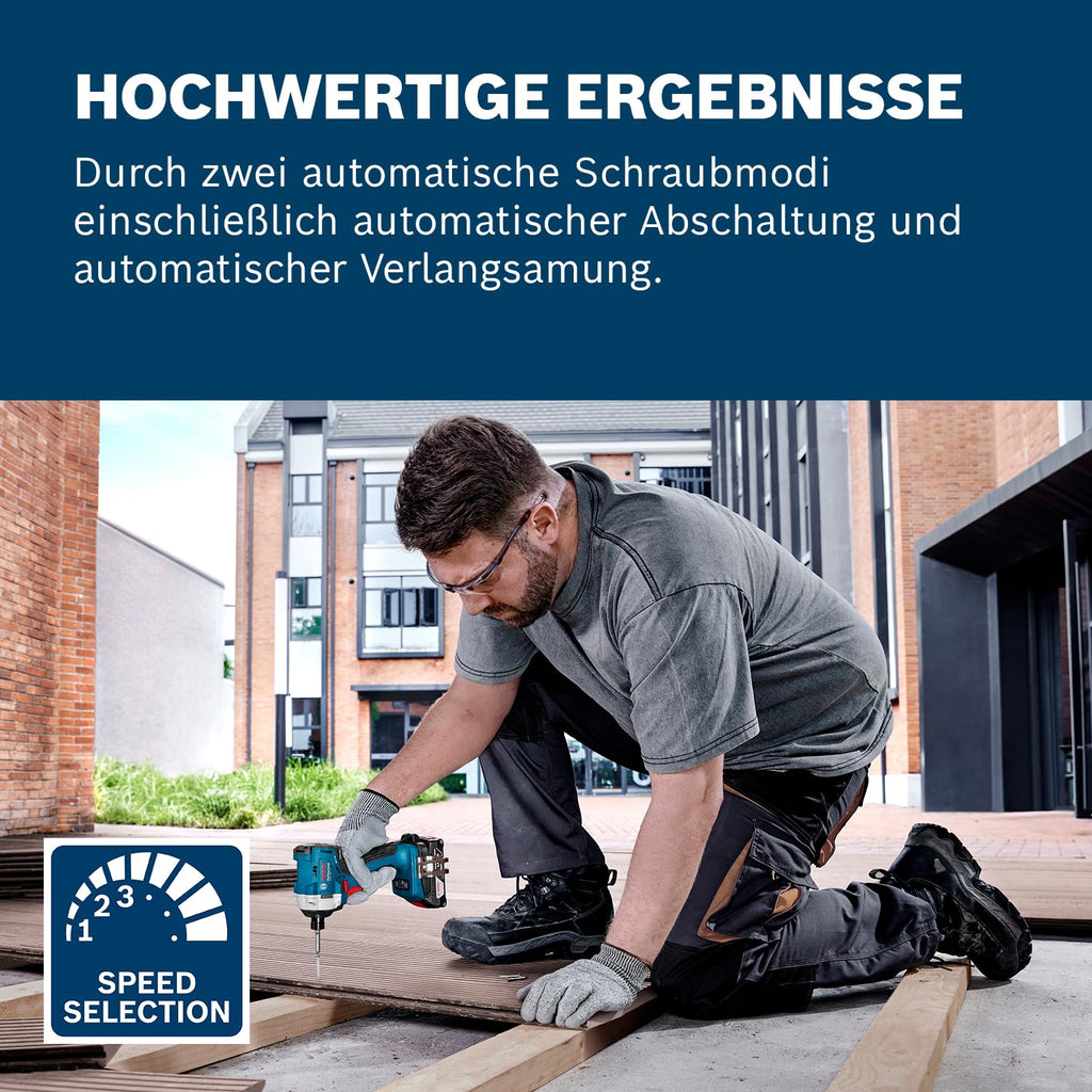 Bosch Professional 18V System Akku-Drehschlagschrauber GDR 18V-215 (inkl. L-BOXX)