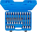 BGS 5180 | Bit-Einsatz-Satz | 26-tlg. | 12,5 mm (1/2") | Innenvielzahn (für XZN) | CV-Stahl