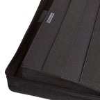 Finocam - A4 Dokumentenmappe SERIE 00- Schwarz | Dokumentenmappe aus Polyester | Dokumentenmappe mit Reißverschluss - Stifthalter und Innentasche für Tablet | Mit Notizblock