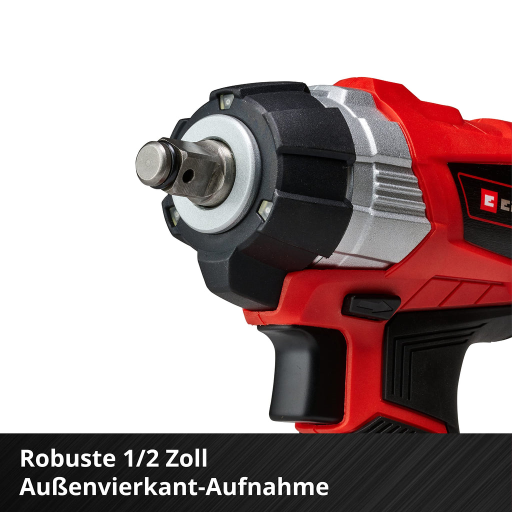 Einhell Akku Schlagschrauber TE-CW 18 Li BL Solo Power X-Change (Lithium Ionen, 18 V, 215 Nm, LED Licht, Bit-Adapter zum Schrauben, ohne Akku und Ladegerät)