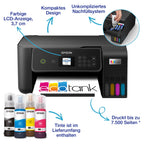 Epson EcoTank ET-2870 A4-Multifunktions-Wi-Fi-Tintentankdrucker, mit einem im Lieferumfang enthaltenen Vorrat an Tinten bis zu 3 Jahren
